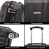 Raykong Maleta Cabina ABS 55x40x20cm (44L) - 20 Pulgadas Negro - Waves