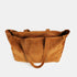 Mala shopper de senhora em pele para personalizar com tachas castanha-escura Alexandra