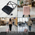 Mala de Cabine ABS 40x30x20(24L)| Capacidade Máxima| Bagagem de Mão com Rodas Removíveis para Ryanair | Vueling | EasyJet - Rosa Dourado