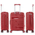 Mala de cabine 55x38x22 cm (44L) Polipropileno - Cadeado Embutido - 20 Polegadas - Bordeaux - Bass