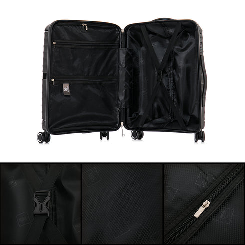 1990s Maleta Mediana extensible 65cm Choco Negro