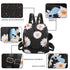 Mochila Antirroubo Impermeável para mulher (14.80L) | Mochila Convertível em mala com pompom e pega decorativa removível Margaridas