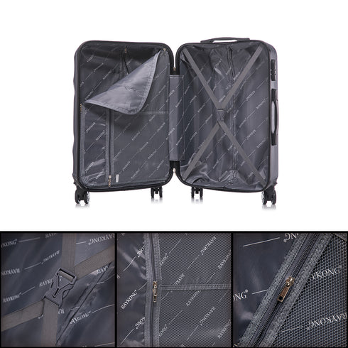 Raykong Mala de Cabine ABS 55x38x23cm 44L - 20 Polegadas Azul-Marinho - Waves