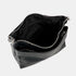 Bolso bandolera de piel para mujer con asa corta negro Martina