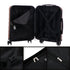 RAYKONG Maleta de Cabina 55x40x20cm Policarbonato (40L) semirígida Trolley pequeño Equipaje de Mano 4 Ruedas giratorios a 360º Cierre numérico- Rosadorado