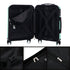 Conjunto de 3 Malas|Necessaire 29x35x16.50cm|Mala de Cabine ABS+PC 55x40x20cm|Média Expansível 20kg-23kg - 66x45x27.50-30cm | Menta