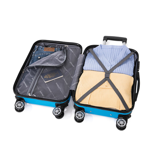 Maleta Cabina ABS 55x40x20cm 44L - 20 Pulgadas Turquesa - Marina