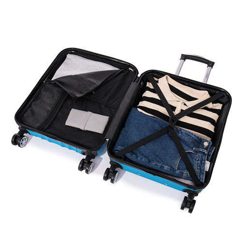Raykong Mala de Cabine ABS 55x40x20cm (44L) - 20 Polegadas Turquesa - Waves