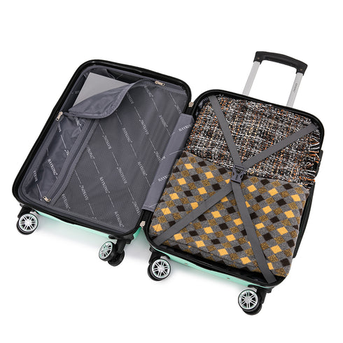 Mala de Cabine ABS 55x40x20cm (40L) - 20 Polegadas Menta - Marina