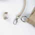 Bolso de hombro para mujer de piel con bandolera extensible khaki Mara