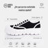 Sapatilhas desportivas de lona com sola grossa para mulher pretas Mamba