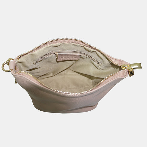Mala Hobo Média de Pele para Mulher – Carissa (Nude)