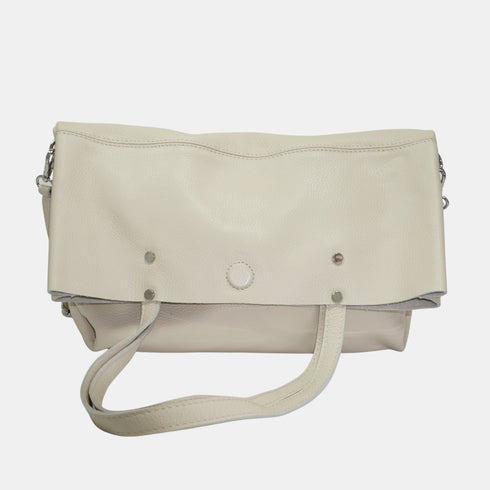 Mala Shopper Grande de Pele para Mulher – Paulina (Bege)