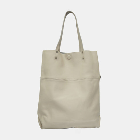 Mala Shopper Grande de Pele para Mulher – Paulina (Bege)