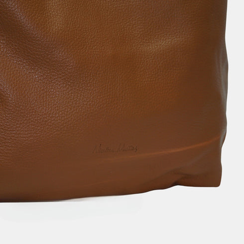 Mala Shopper Grande de Pele para Mulher – Paulina (Castanho)