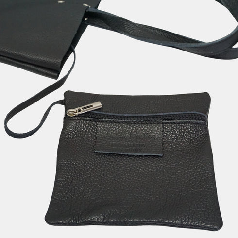 Mala Shopper Grande de Pele para Mulher – Paulina (Preta)