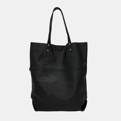 Mala Shopper Grande de Pele para Mulher – Paulina (Preta)