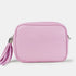 Bolso de bandolera piel con pompón Cristin Primavera Lila