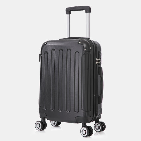 Mala de Cabine ABS 55x40x20cm 44L - 20 Polegadas Preto - Marina