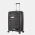 Mala de Viagem Grande Bass Preto 75cm Extensível Anos 90