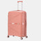 Mala Grande Extensível Anos 90 75cm Castanho Rosa