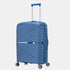 Mala Média Extensível anos 90 65cm Chocolate Azul-marinho
