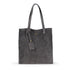 Mala tote de pele lisa cinzenta Cloe