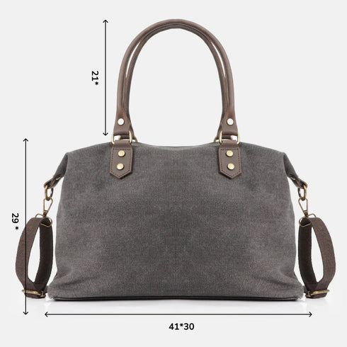 Bolsa de lona para senhora | personalizável | Preto | Irene