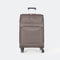 Maleta de viaje blanda extensible 56cm/66cm/76cm/86cm, 10kg/15kg/20kg/23kg, de tela poliéster Pissa Marrón