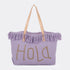 Bolso de playa de lino Hola Tammy