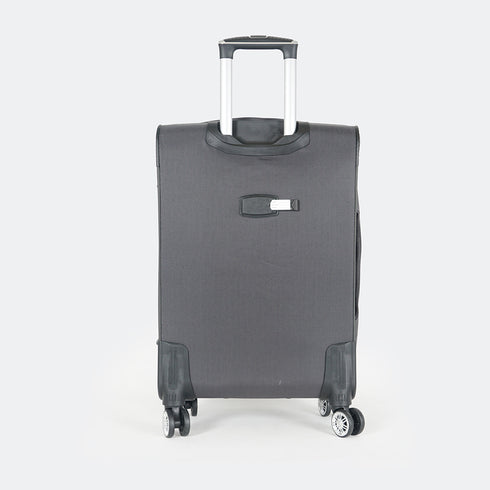 Mala de viagem maleável extensível 56cm/66cm/76cm/86cm, 10kg/15kg/20kg/23kg, de tecido poliéster Pissa Cinza