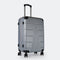 Mala de cabine S-15kg-55cm / M-20kg-62cm em ABS Empire Prateado