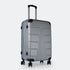 Mala de cabine S-15kg-55cm / M-20kg-62cm em ABS Empire Prateado
