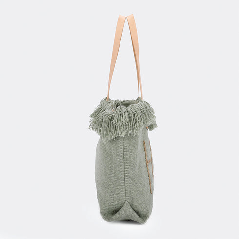 Bolso de playa de lino Hola Tammy