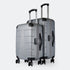 Mala de cabine S-15kg-55cm / M-20kg-62cm em ABS Empire Prateado