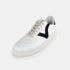 Zapatillas deportivas de piel mujer negro Madrid Victoria