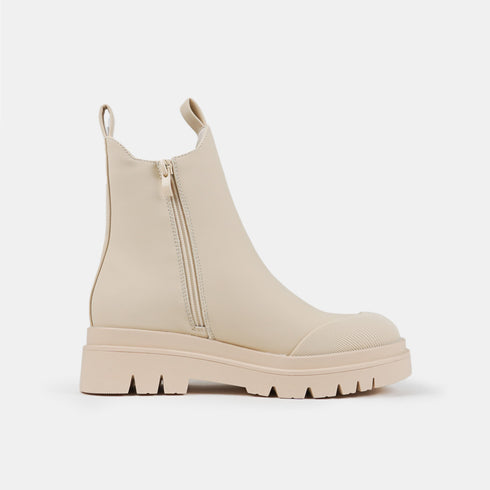 Botines Chelsea para mujer beige Debbie