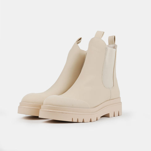 Botines Chelsea para mujer beige Debbie