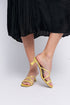 Sandalias con tiras tacón limón Penélope