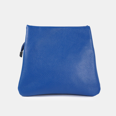 Bolso bandolera para mujer con tres compartimentos azul Noelia