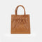 Bolso bandolera de piel pequeño mujer marrón Carmen