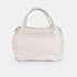 Bolso de mano de piel estilo saco para mujer beige Stefy