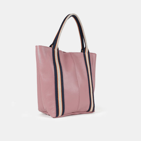 Mala tote de pele para mulher rosa Selena