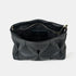 Bolso de bandolera de piel arrugada negro Cecilia M