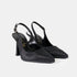 Zapatos de tacón de fiesta de mujer negro Sabrina
