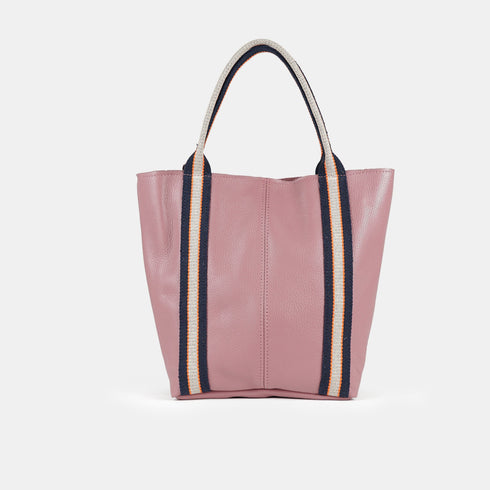 Mala tote de pele para mulher rosa Selena