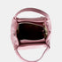 Mala de ombro em pele estilo saco para mulher rosa Stefy