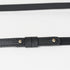 Bolso bandolera de piel para mujer negro Ainara