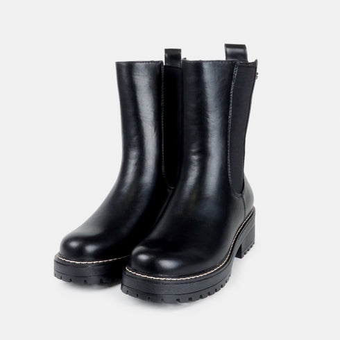 Botines chelsea para mujer negro Bianca