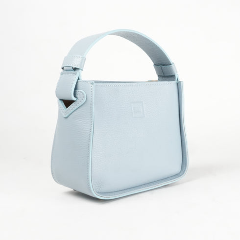Bolso de mano de piel para mujer Pandorín celeste